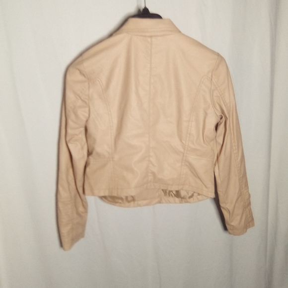 Women's New Look leather bomber jacket - Picture 3 of 4
